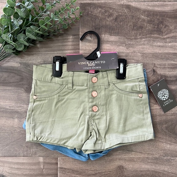 🎁 4/$25 - 🆕 VINCE CAMUTO KIDS size 6 2-pack girls shorts - NEW - Picture 2 of 5